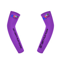 Purple with Black letters